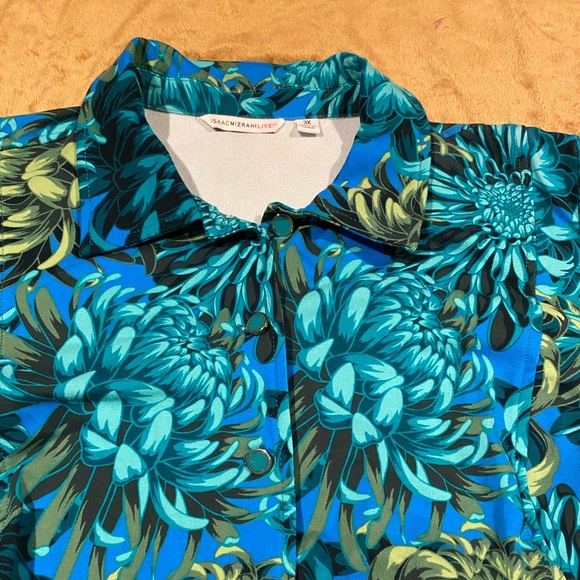 Isaac Mazrahi lightweight floral jacket 3X - Picture 1 of 10